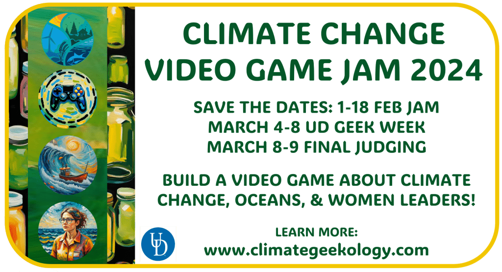 2024 Video Game Jam Save the Date Graphic